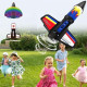 Kids Parachute Rocket Launcher Toy – High-Flying Air Rockets Reach 30-50M for Outdoor Family Fun