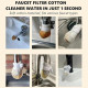 10(pcs) Kitchen Faucet Filter Bag for Sink – Reusable Splash-Proof Cotton Water Filter for Hot & Cold Faucets
