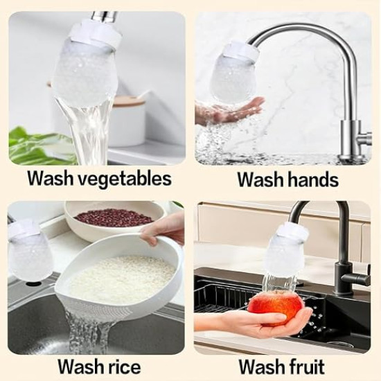 10(pcs) Kitchen Faucet Filter Bag for Sink – Reusable Splash-Proof Cotton Water Filter for Hot & Cold Faucets