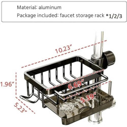 Keep Your Sink Clean & Organized – Kitchen Sink Faucet Caddy