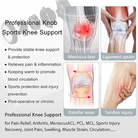 Comfort, Stability & Support - Support Your Knee with a Perfect Fit – Smart Knee Brace with Micro-Adjustable Compression