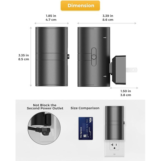 Soft Light That Turns On Automatically, Perfect Night Lighting for Any Room – Plug-In LED Night Lights with Sensor