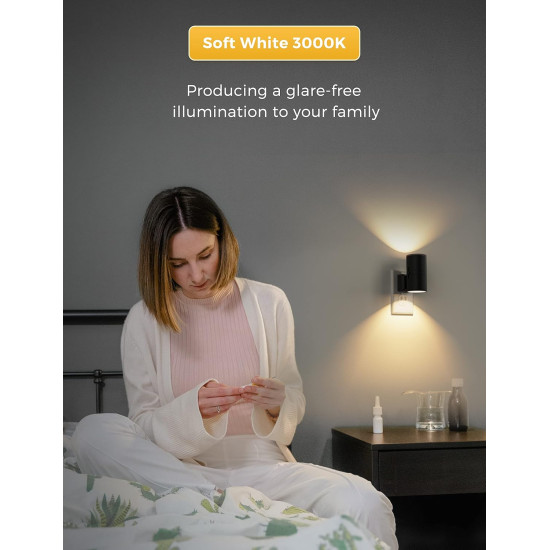 Soft Light That Turns On Automatically, Perfect Night Lighting for Any Room – Plug-In LED Night Lights with Sensor