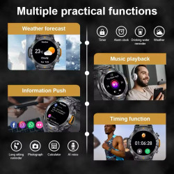 LIGE  Outdoor Men Sport Smart Watch With Flashlight