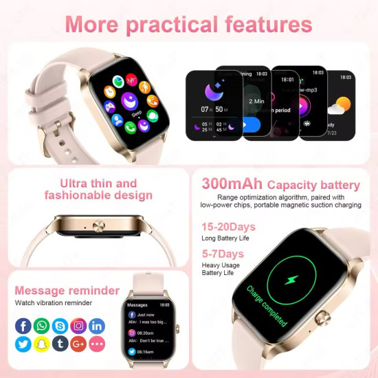 LIGE Fashion Smart Watch Women LIGE Fashion Smart Watch Women