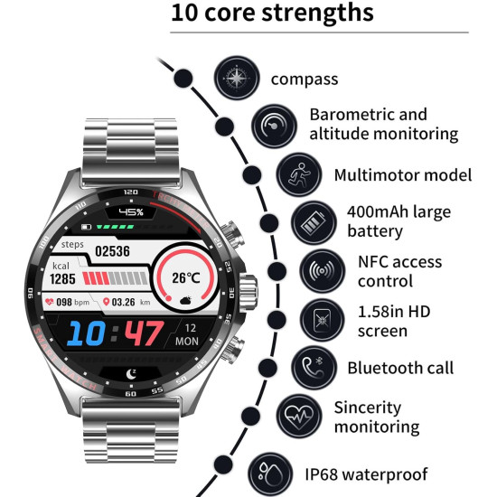 LIGE Luxury Men's Smart watch LIGE Luxury Men's Smart watch