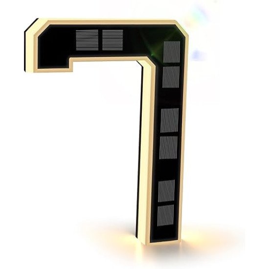 Light Up Solar LED Address Numbers