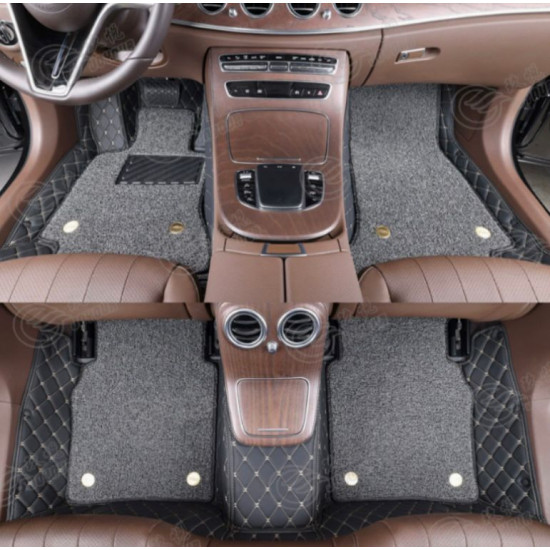 Custom Luxury Full Coverage Car Floor Mats – Waterproof, Anti-Dirt Protection