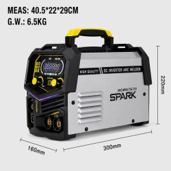 250A 3-in-1 MIG Flux Core Welding Machine – MIG, MMA Stick & Lift TIG Inverter Welder 220V