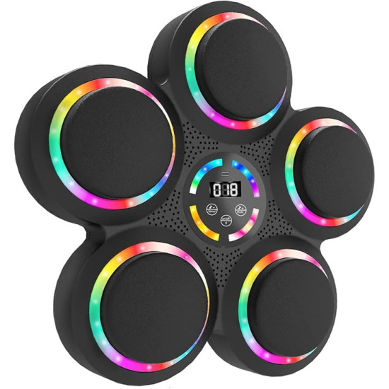 Punch Stress Away Turn Any Wall Into A Fun Home Gym - Premium Smart Music Boxing Machine