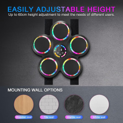 Punch Stress Away Turn Any Wall Into A Fun Home Gym - Premium Smart Music Boxing Machine