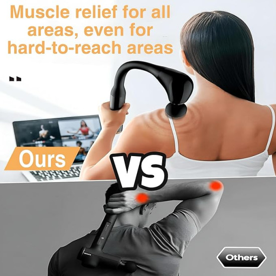 Massage Gun with Extended Handle Massage Gun with Extended Handle