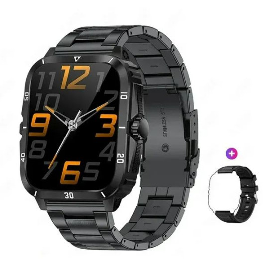 Lige Men Ip68 Waterproof Outdoor Smart Watch (Metal & Silcone Band) Lige Men Ip68 Waterproof Outdoor Smart Watch (Metal & Silcone Band)