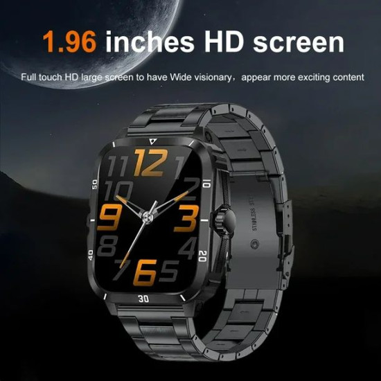 Lige Men Ip68 Waterproof Outdoor Smart Watch (Metal & Silcone Band) Lige Men Ip68 Waterproof Outdoor Smart Watch (Metal & Silcone Band)