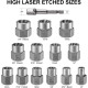 Remove Stripped & Rusted Bolts Easily – 14PCS Bolt Extractor Socket Set