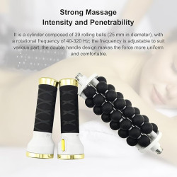 Soothe Muscle Tension in Minutes – Micro-Vibration Rolling Massager