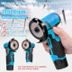 Mini Angle Grinder – Multifunction Electric Cutting, Grinding & Polishing Tool (Incl 2 Batteries)
