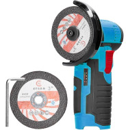 Mini Angle Grinder – Multifunction Electric Cutting, Grinding & Polishing Tool (Incl 2 Batteries)