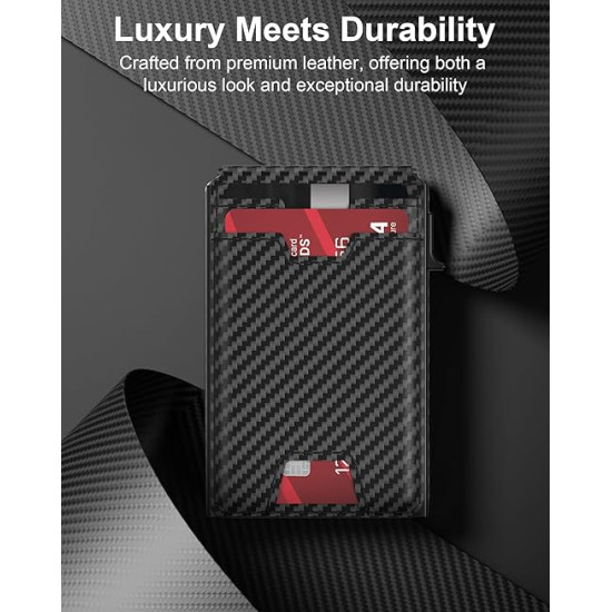Minimalist Carbon Fiber Wallet for Men Minimalist Carbon Fiber Wallet for Men