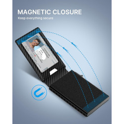 Minimalist Carbon Fiber Wallet for Men