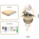 Modern 3 Dimensional Wall Lamp