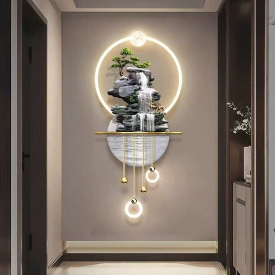Modern 3 Dimensional Wall Lamp (Plug-in Version)