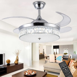 Modern Comfort for Any Room – 3-in-1 Smart Ceiling Fan, LED Light & Bluetooth Speaker