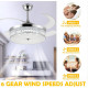 Modern Comfort for Any Room – 3-in-1 Smart Ceiling Upgrade – Fan, LED Light & Bluetooth Speaker