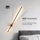 Modern Dimmable Black Aluminum LED Wall Lamp Modern Dimmable Black Aluminum LED Wall Lamp
