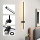 Modern Dimmable Black Aluminum LED Wall Lamp Modern Dimmable Black Aluminum LED Wall Lamp