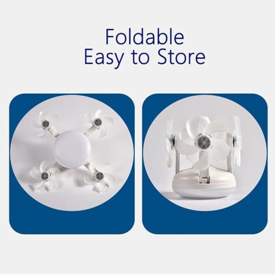 Modern drone-style ceiling fan 