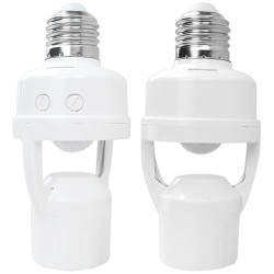 Motion Sensor Light Socket Smart Screw in Light Bulb