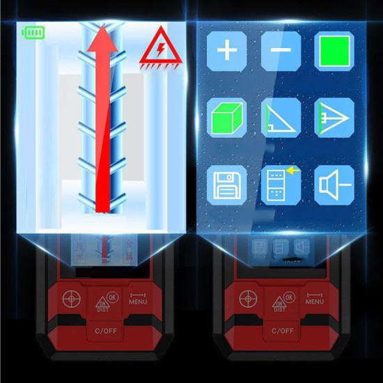 Multifunctional 4-in-1 Wall Scanning Detector Multifunctional 4-in-1 Wall Scanning Detector