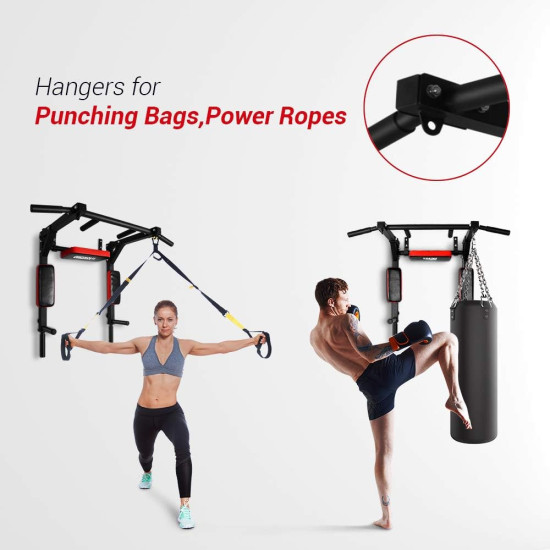 Multifunctional Wall Mounted Pull Up Bar Chin Up bar Dip Station for Indoor Home Gym Workout Multifunctional Wall Mounted Pull Up Bar Chin Up bar Dip Station for Indoor Home Gym Workout