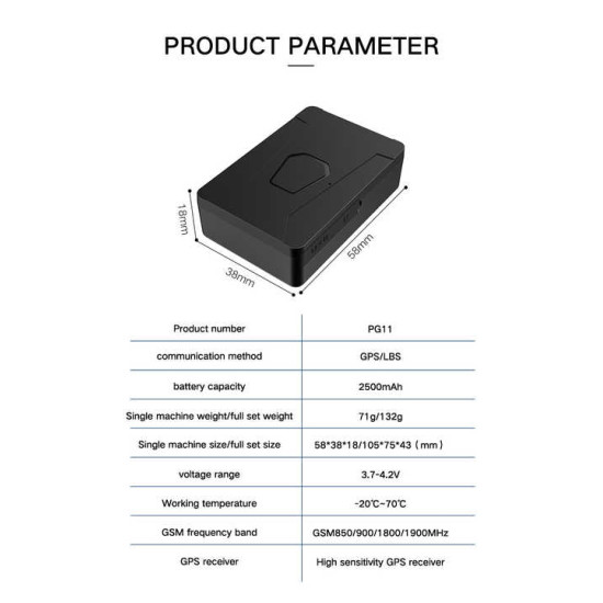 Premium GPS Tracker /5-7 day battery Life Premium GPS Tracker /5-7 day battery Life