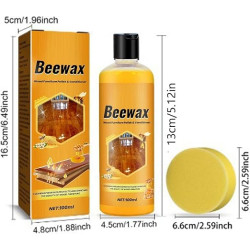 Natural Beeswax Wood Polish & Cleaner Spray 100ml – Restores, Cleans & Protects Wooden Furniture