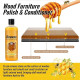 Natural Beeswax Wood Polish & Cleaner Spray 100ml – Restores, Cleans & Protects Wooden Furniture