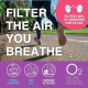 Stop Dust, Allergies, Smoke & Pollution – Invisible Nose Filters with 3M Filtration