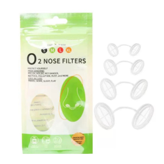 Stop Dust, Allergies, Smoke & Pollution – Invisible Nose Filters with 3M Filtration