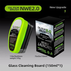 Oil Film Glass Cleaning Brush for Car Windshields – Streak-Free Clear Vision Cleaner