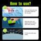 Oil Film Glass Cleaning Brush for Car Windshields – Streak-Free Clear Vision Cleaner