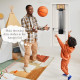 Over the Door Basketball Laundry Hamper with Hoop & Zipper – Space Saving Kids Laundry Basket for Bedroom, Dorm & Bathroom