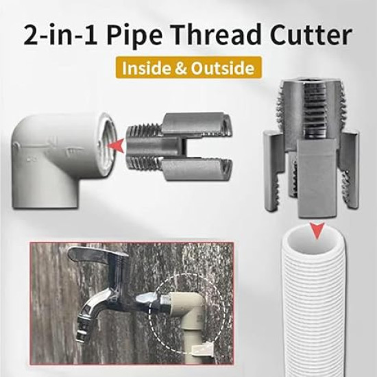 PVC Thread Maker Tool for Electric Drill