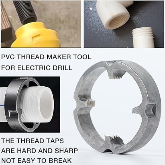 PVC Thread Maker Tool for Electric Drill PVC Thread Maker Tool for Electric Drill