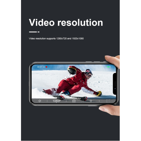 Mini Hidden Body Spy Camera (with 64gb)