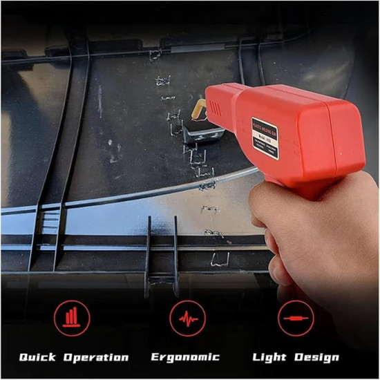 Plastic Welding Machine with Hot Stapler – Plastic Bumper Repair Kit for Car Bumpers, PVC & Plastic Crack Repair