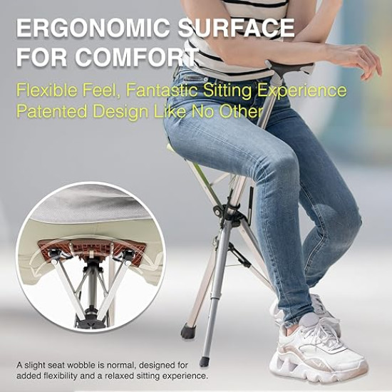 Support When Walking, Comfort When Resting – Foldable Cane Chair for Seniors