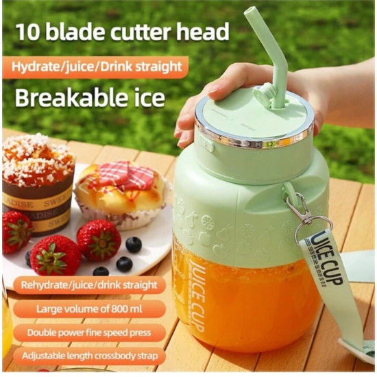800ml Portable Fresh Fruit Blender Bottle 800ml Portable Fresh Fruit Blender Bottle