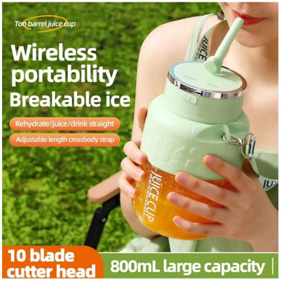 800ml Portable Fresh Fruit Blender Bottle 800ml Portable Fresh Fruit Blender Bottle