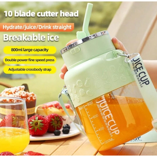 800ml Portable Fresh Fruit Blender Bottle 800ml Portable Fresh Fruit Blender Bottle